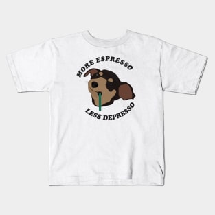 More Espresso Less Depresso Kids T-Shirt